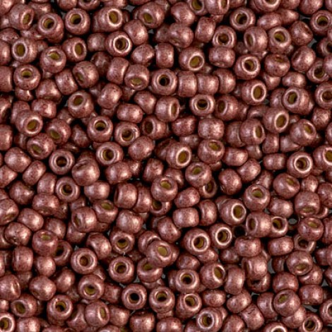 8/0 Miyuki Seed Beads - Duracoat Galvanised Matte Dk Berry - 250gm