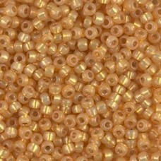 8/0 Miyuki Duracoat Seed Beads - Silver Lined Maize - 20gm