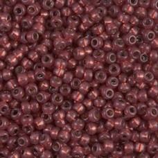8/0 Miyuki Duracoat Seed Beads - Silver Lined Nutmeg - 22gm