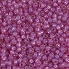 8/0 Miyuki Seed Beads - Silver Lined Lilac Duracoat