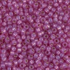 8/0 Miyuki Seed Beads - Silver Lined Lilac Duracoat - 12.5gm
