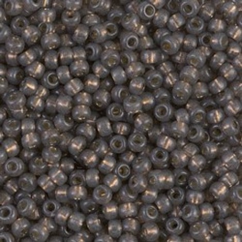 8/0 Miyuki Duracoat Seed Beads - Silver Lined Taupe