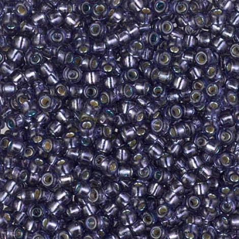 8/0 Miyuki Seed Beads - Silver-lined Dyed Prussian Blue - 12.5gm