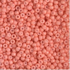 8/0 Miyuki Duracoat Seed Beads - Opaque Dyed Light Pink - 22gm