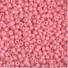 8/0 Miyuki Duracoat Seed Beads - Opaque Dyed Pink - 22gm