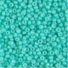 8/0 Miyuki Duracoat Seed Beads - Opaque Dyed Seafoam - 22gm