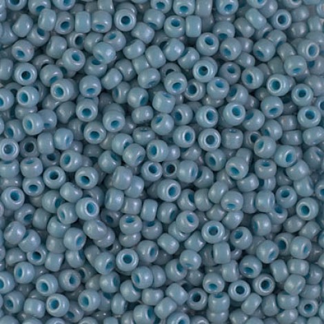 8/0 Miyuki Seed Beads - Duracoat Opaque Moody Blue
