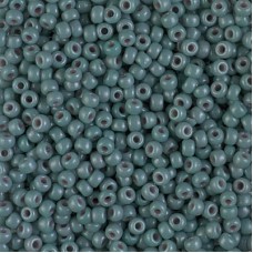 8/0 Miyuki Seed Beads - Duracoat Opaque Eucalyptus