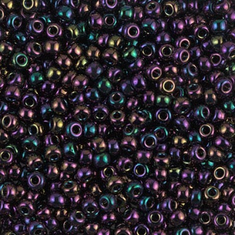 8/0 Miyuki Seed Beads - Purple Iris - 22gm