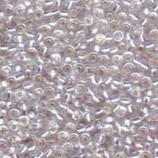 8/0 Miyuki Seed Beads - Silver Lined Crystal