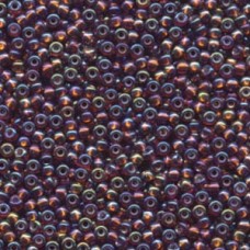 8/0 Miyuki Seed Beads - Silver Lined Dk Topaz AB - 12.5gm