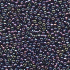 8/0 Miyuki Seed Beads - Silver Lined Dark Smoky Amethyst AB - 22gm