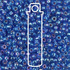 8/0 Miyuki Seed Beads - Silver Lined Sapphire AB - 22gm