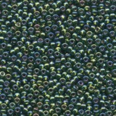 8/0 Miyuki Seed Beads - Silver Lined Olive AB - 22gm