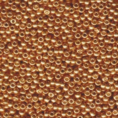 8/0 Miyuki Seed Beads - Galvanised Yellow Gold - 22gm