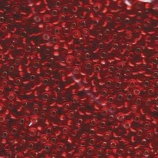 8/0 Miyuki Seed Beads - Silver Lined Ruby - 10gm