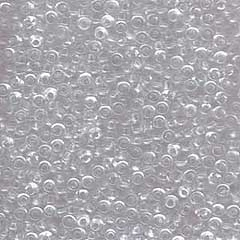 8/0 Miyuki Seed Beads - Crystal - 22gm