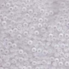 8/0 Miyuki Seed Beads - Matte Crystal  - 10gm