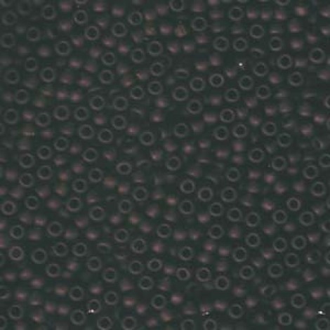 8/0 Miyuki Seed Beads - Matte Transparent Root Beer - 12.5gm
