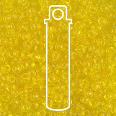 8/0 Miyuki Seed Beads - Transparent Yellow - 22gm