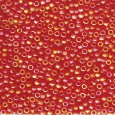 8/0 Miyuki Seed Beads - Matte Transparent Orange AB - 22gm