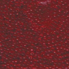 8/0 Miyuki Seed Beads - Transparent Ruby