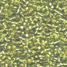 8/0 Miyuki Seed Beads - Silver Lined Chartreuse - 22gm