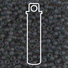 8/0 Miyuki Seed Beads - Matte Transparent Grey - 22gm