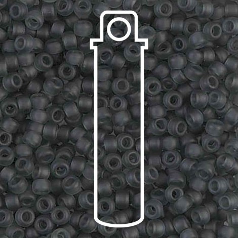 8/0 Miyuki Seed Beads - Matte Transparent Grey - 22gm 8/0 Miyuki Seed Beads - Matte Transparent Grey - 22gm