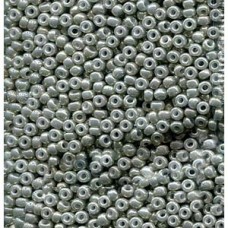 8/0 Miyuki Seed Beads - Galvanised Grey Luster