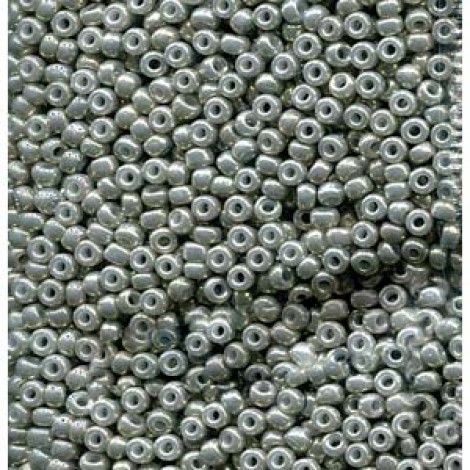 8/0 Miyuki Seed Beads - Galvanised Grey Luster - 12.5gm 8/0 Miyuki Seed Beads - Galvanised Grey Luster - 12.5gm
