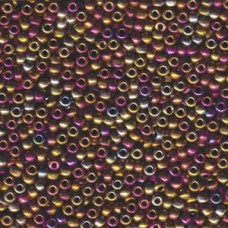 8/0 Miyuki Seed Beads - Metallic Purple Gold Iris - 22gm
