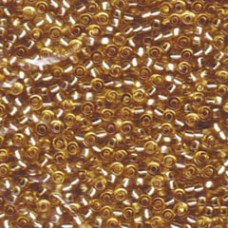 6/0 Miyuki Seed Beads - Silver Lined Light Gold - 20gm