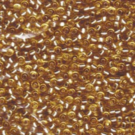 6/0 Miyuki Seed Beads - Silver Lined Light Gold