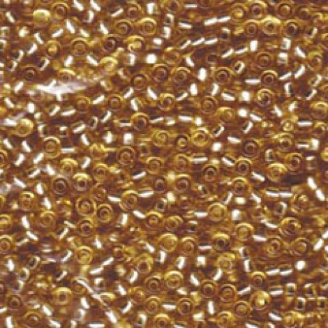 6/0 Miyuki Seed Beads - Silver Lined Light Gold - 20gm
