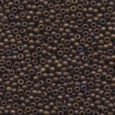 6/0 Miyuki Seed Beads - Matte Metallic Dark Raspberry Iris