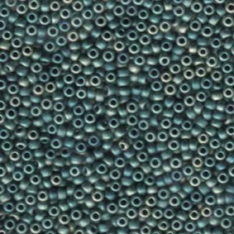 6/0 Miyuki Seed Beads - Matte Metallic Patina Iris