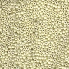 8/0 Miyuki Seed Beads - Matte Opaque Cream - 22gm