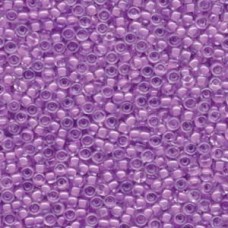 8/0 Miyuki Seed Beads - Orchid Lined Crystal - 22gm