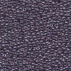 8/0 Miyuki Seed Beads - Grape Lined Crystal - 12.5gm