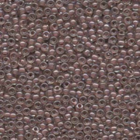 8/0 Miyuki Seed Beads - Cocoa Lined Crystal - 22gm