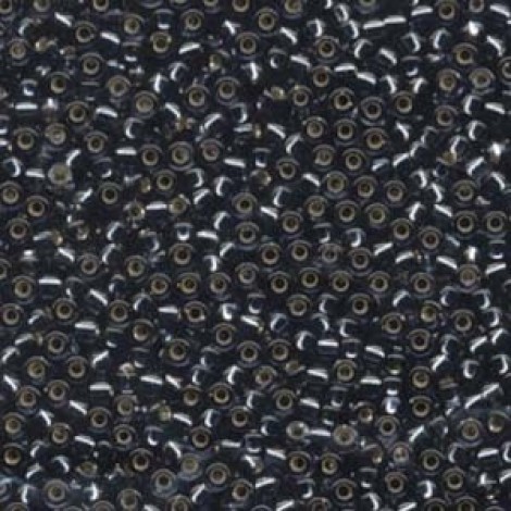 8/0 Miyuki Seed Beads - Silver Lined Montana - 12.5gm