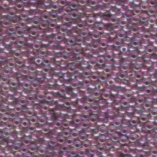 8/0 Miyuki Seed Beads - Lined Magenta AB - 12.5g