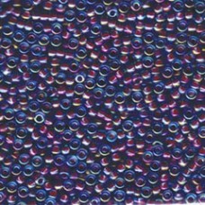 8/0 Miyuki Seed Beads - Hot Pink Lined Aqua AB - 22gm
