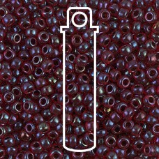8/0 Miyuki Seed Beads - Garnet AB - 22gm