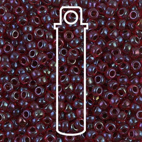 8/0 Miyuki Seed Beads - Garnet AB - 22gm
