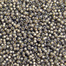 11/0 Miyuki Duracoat Seed Beads - Silver Lined Dyed Taupe - 10gm