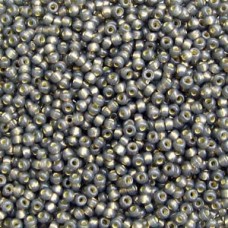 11/0 Miyuki Duracoat Seed Beads - Silver Lined Dark Charcoal