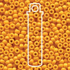 8/0 Miyuki Seed Beads - Duracoat Opaque Dyed Yellow - 22gm
