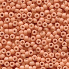 8/0 Miyuki Duracoat Seed Beads - Opaque Dyed Baby Pink - 22gm